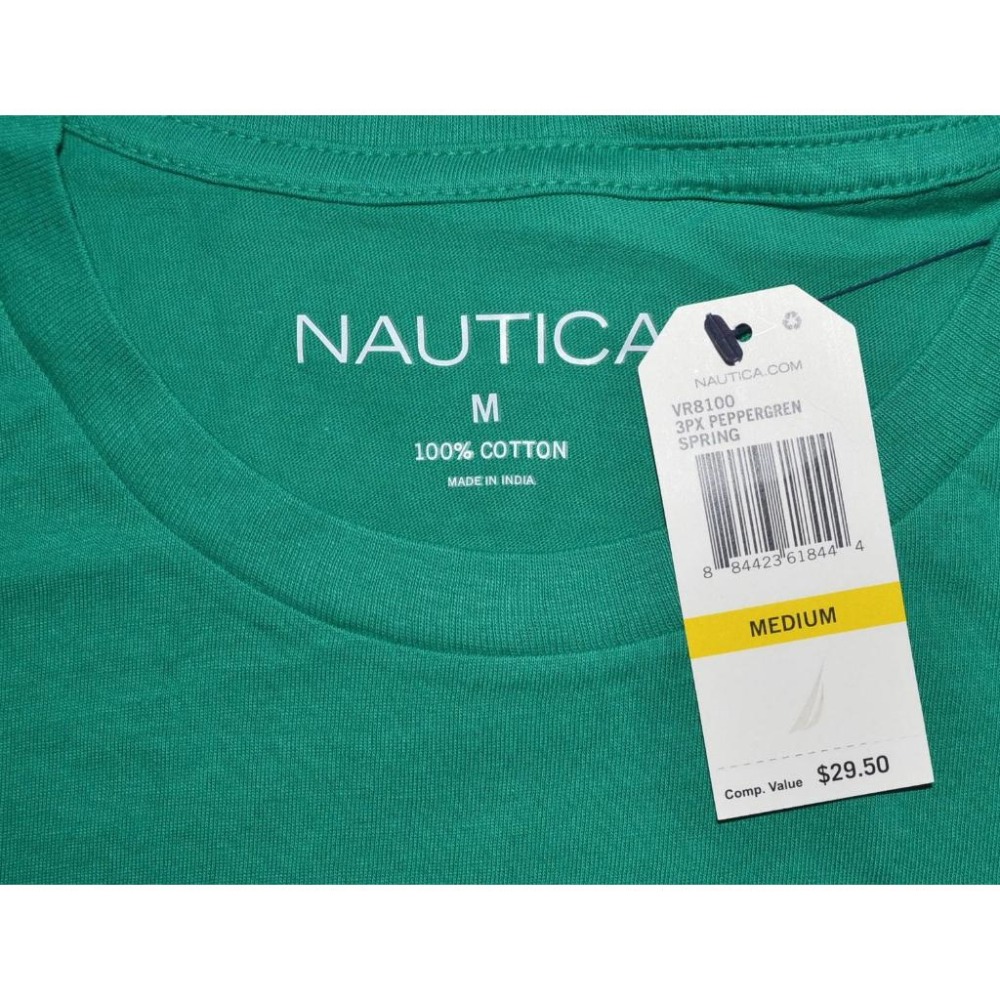 Nautica【M】【L】【XL】短袖T恤 SOLID VR8100 全新 現貨-細節圖5