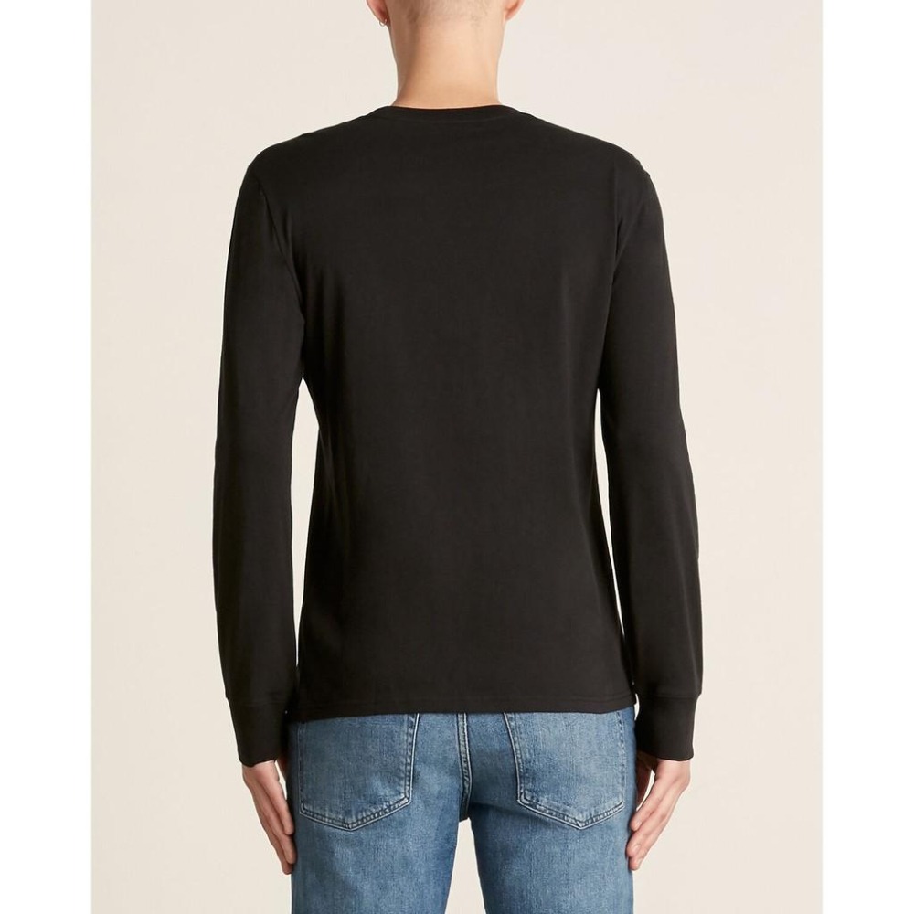 CALVIN KLEIN JEANS 長袖T 大學T 黑色【XL】41VM8822010 全新 現貨-細節圖2