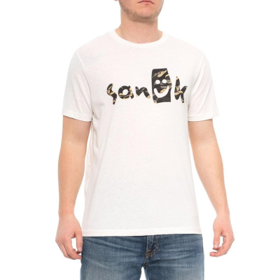 Sanuk 短袖T恤【S】【M】有機棉 環保 Camo Logo白色 全新 現貨