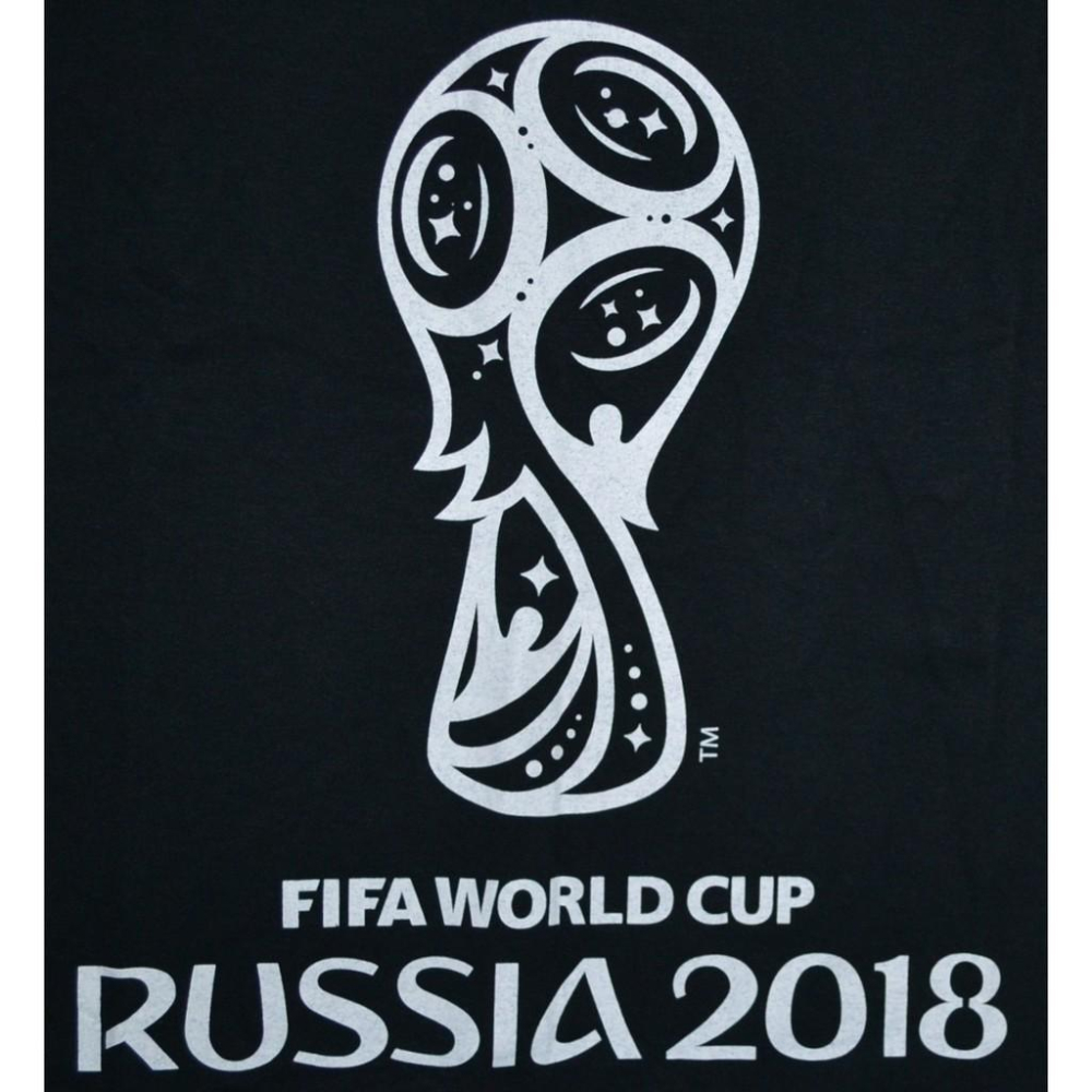 FIFA 2018年俄羅斯世界杯足球賽 紀念短袖T恤【L】官方正式授權 黑色 全新 現貨 美國購入 保證正品-細節圖2