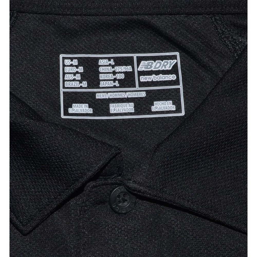 New Balance 短袖POLO衫【M】BB Team 吸濕排汗 MT51810P 全新 現貨-細節圖4