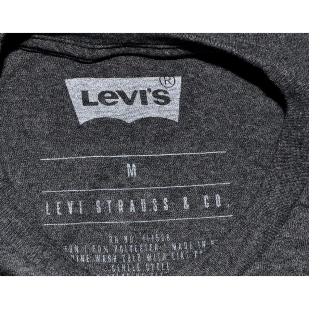 Levi＇s【S】【M】短袖T恤 灰黑色經典LOGO 輕量 全新 現貨 保證正品-細節圖4