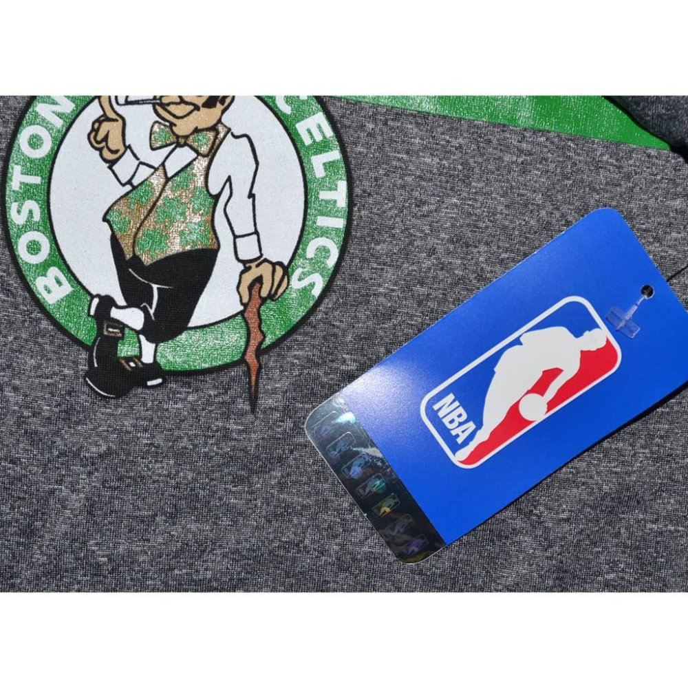 NBA 波士頓塞爾提克隊 長袖T恤【M】官方授權 Boston Celtics 灰色 全新 現貨 保證正品