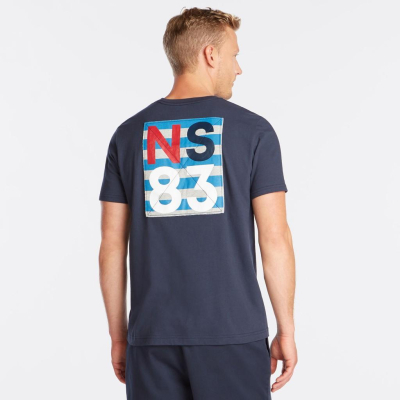 Nautica 短袖T恤【S】海軍藍色 NS-83 CREST VR9330 全新 現貨
