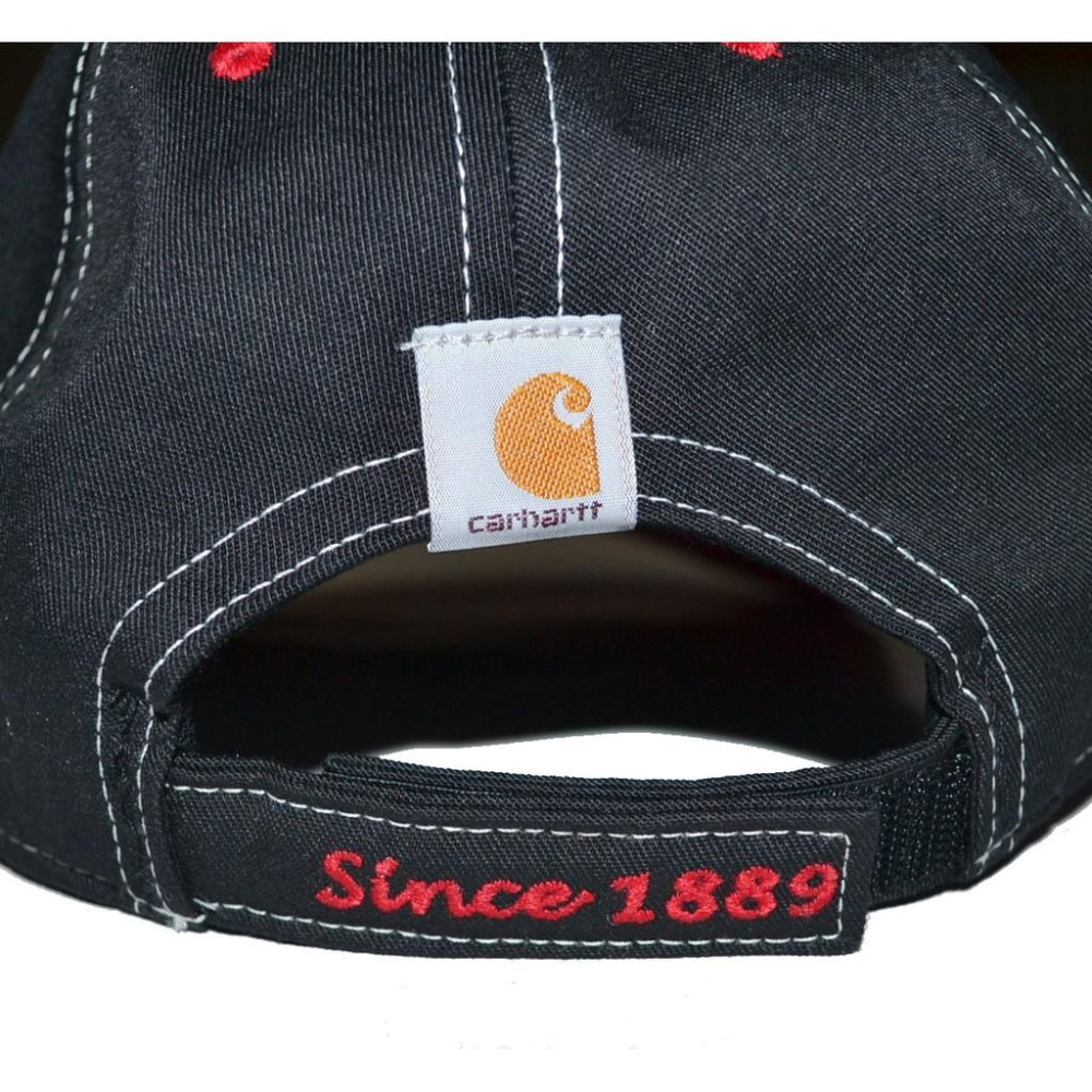 Carhartt 黑色 棒球帽 卡車帽 102494 美國製造 Distressed Flag 全新 現貨-細節圖5