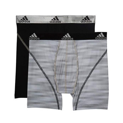 Adidas【36~38腰】運動內褲 機能 吸濕排汗 2件裝 黑色/白色 ClimaLite