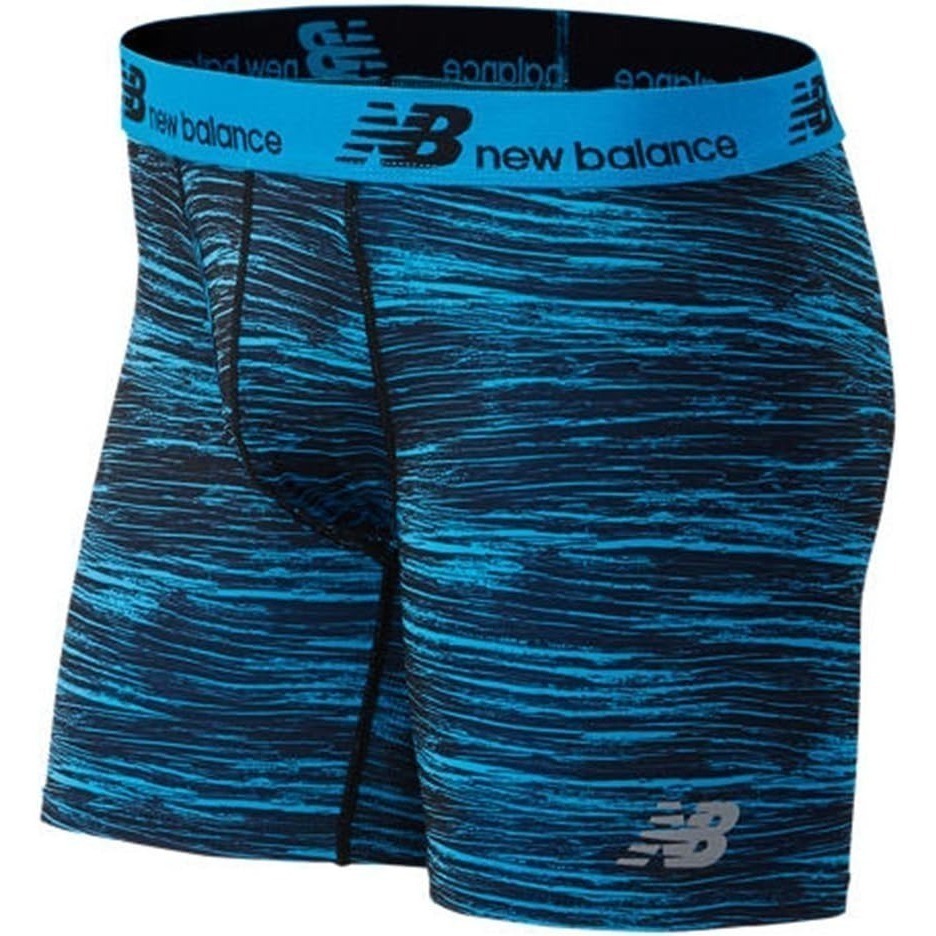 New Balance 運動內褲【28腰~30腰】【40腰~42腰】1件裝 藍色條紋-細節圖2