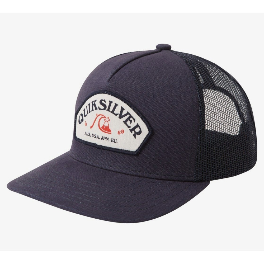 Quiksilver 卡車帽 棒球帽 AQYHA05011 Tweaks And Valleys 徽章藍色 全新 現貨-細節圖2
