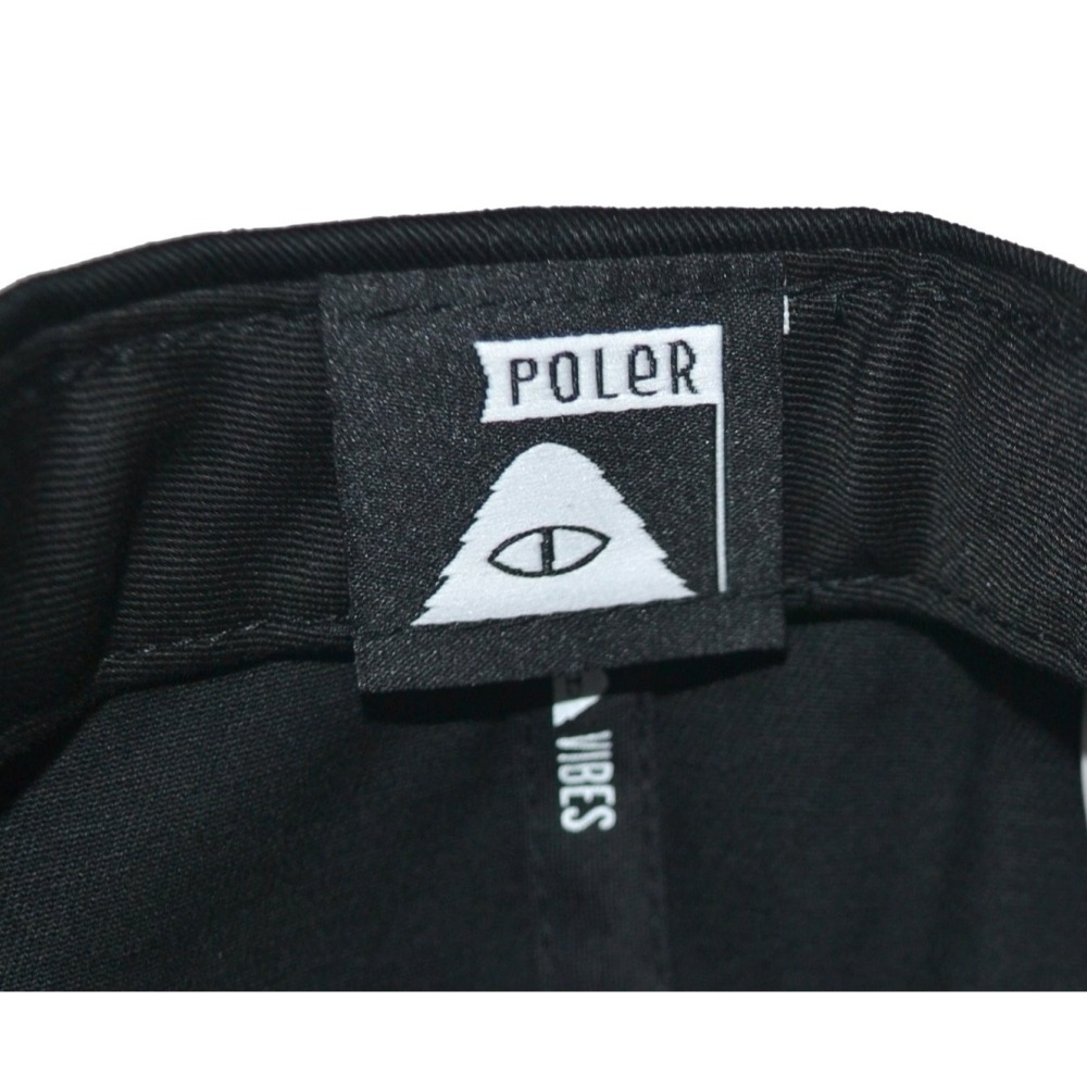 Poler 棒球帽 純棉 Hype Patch 黑色 全新 現貨 保證正品-細節圖5