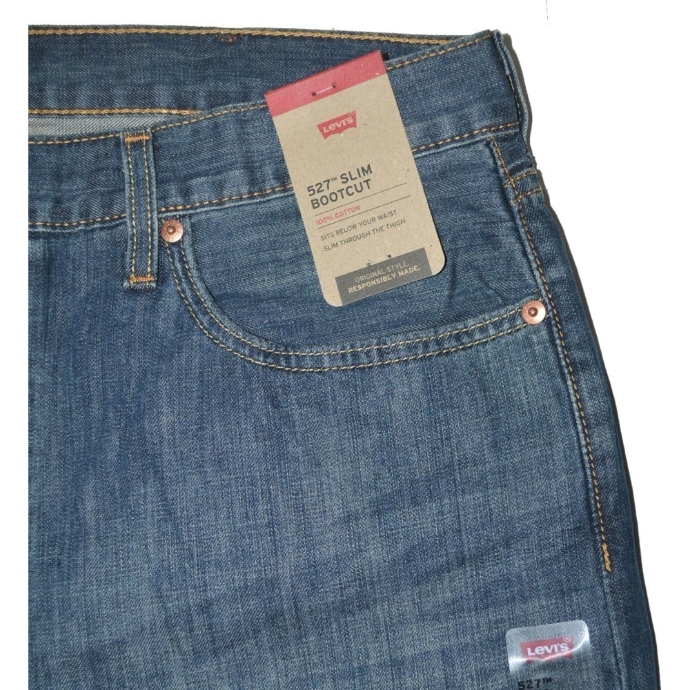 Levi＇s 527【38腰】修身 靴型 牛仔褲 有大尺碼 055270239 SLIM BOOTCUT 全新 現貨-細節圖6
