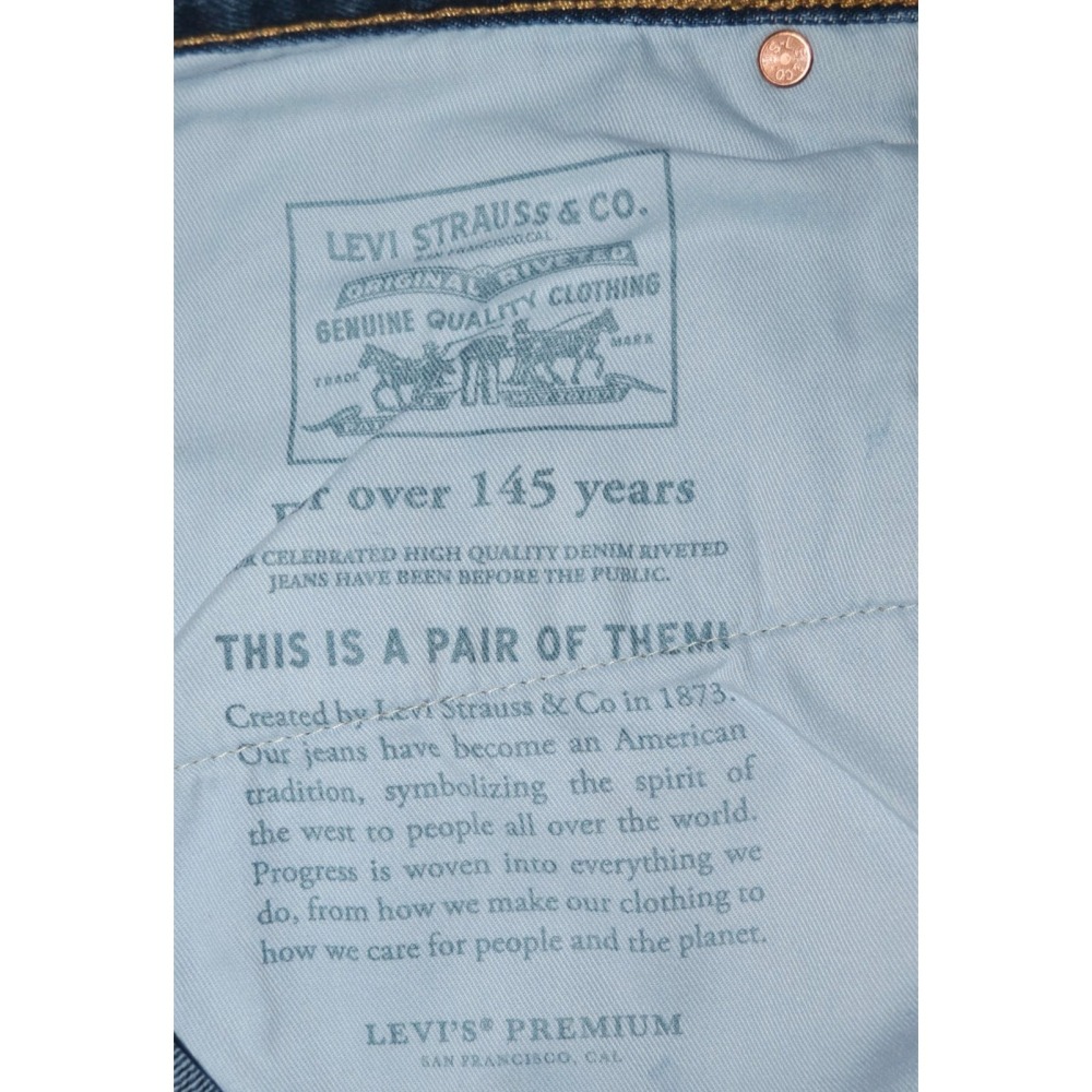 Levi＇s Premium 551Z【32腰】【34腰】【36腰】原創復刻 直筒牛仔褲 大麻 247670011-細節圖8