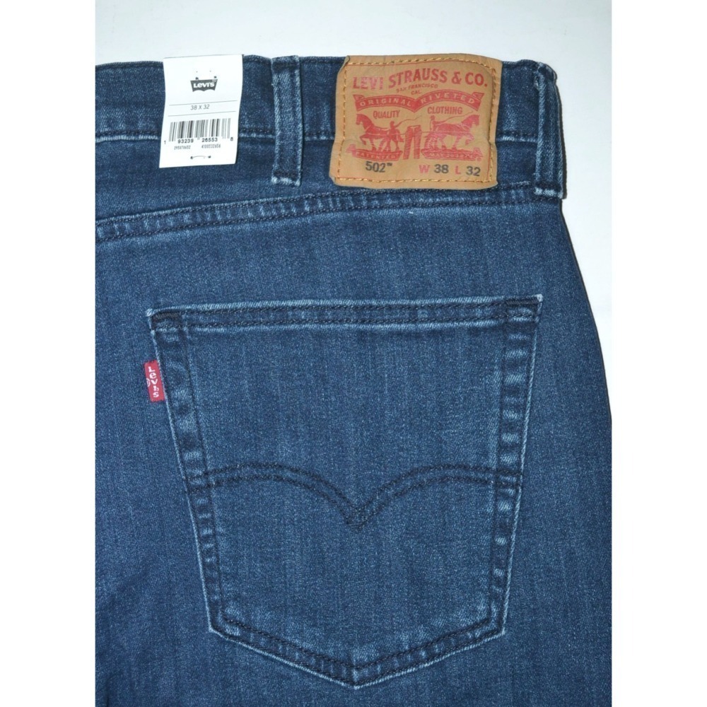 Levi＇s 502【38腰】上寬下窄彈性 牛仔褲 295070652 TAPER FLEX 大尺碼-細節圖5