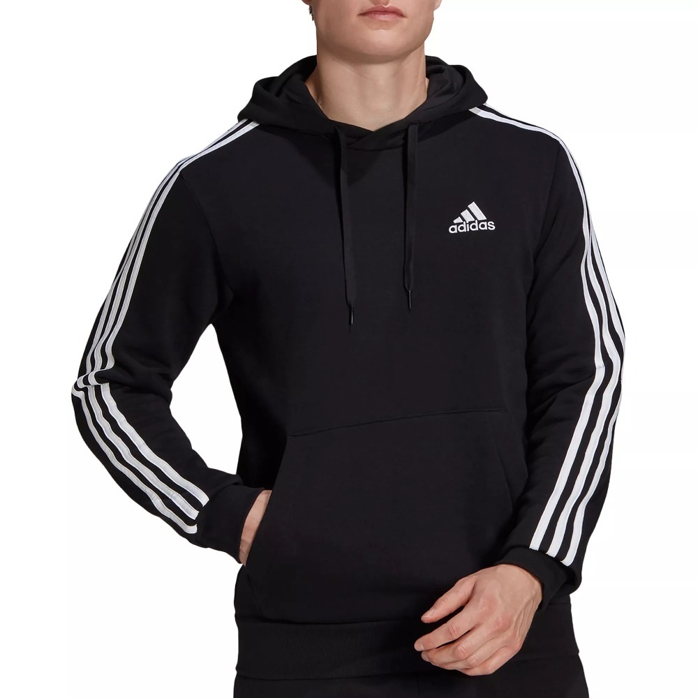 adidas【M】三條紋 連帽外套 Hoodie 刷毛內襯 H09262 全新 現貨 保證正品-細節圖2
