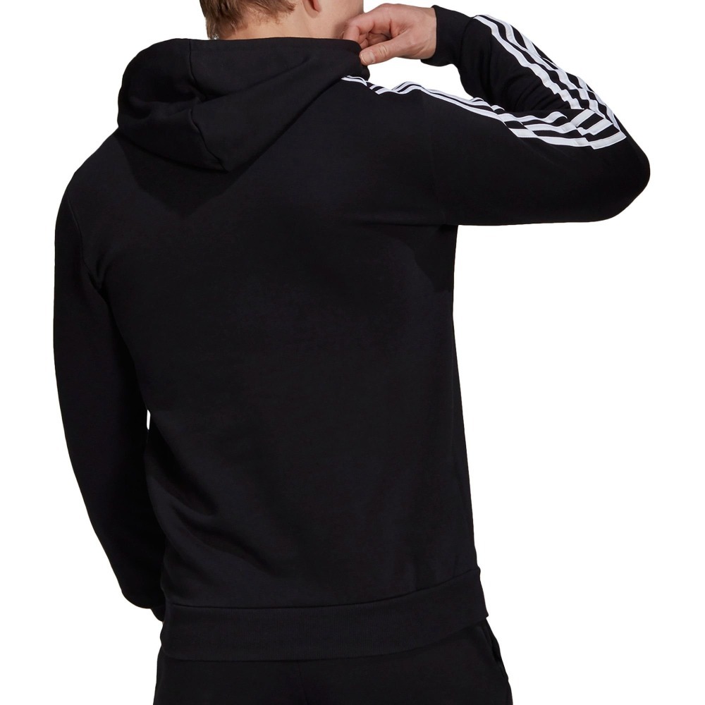 adidas【M】三條紋 連帽外套 Hoodie 刷毛內襯 H09262 全新 現貨 保證正品-細節圖3
