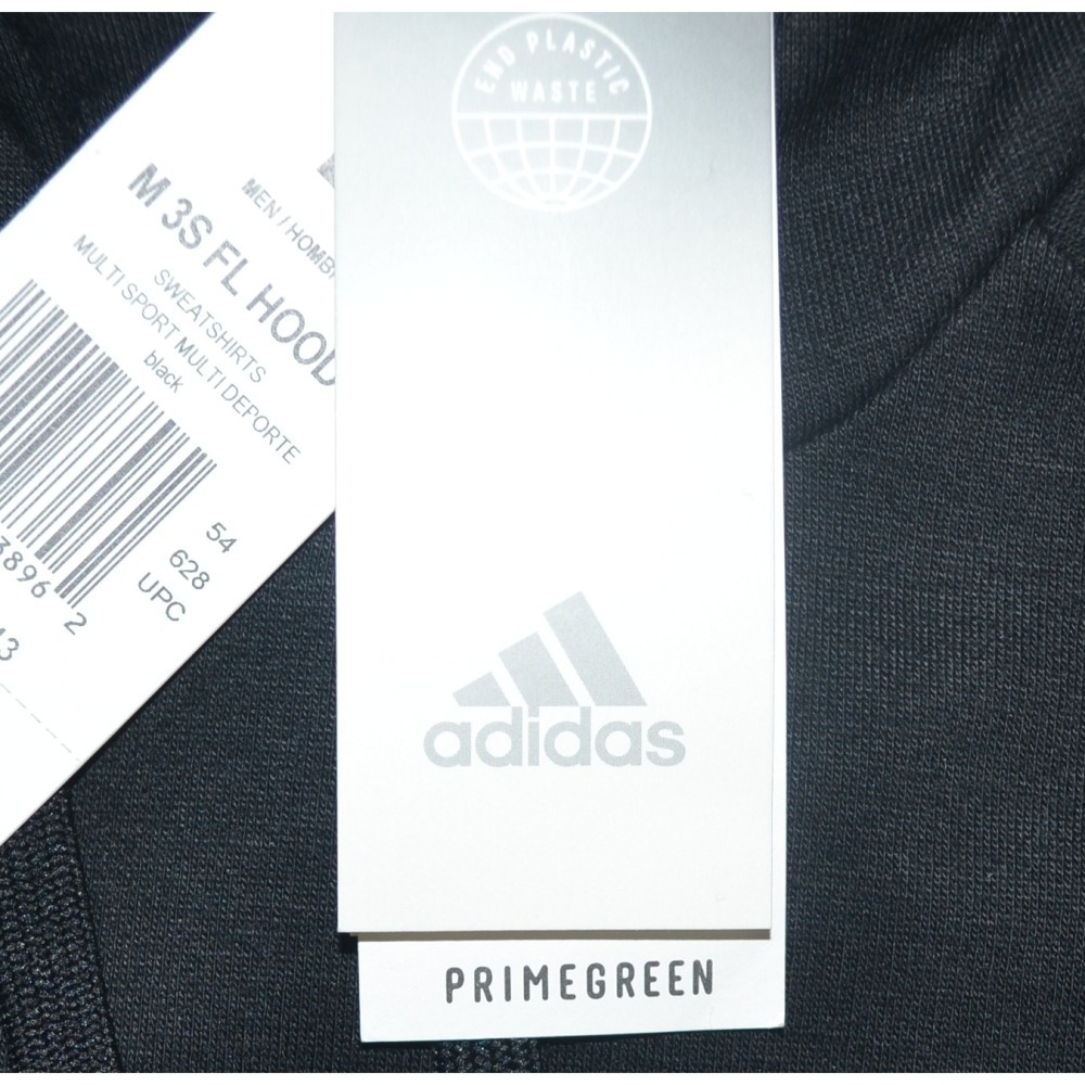 adidas【M】三條紋 連帽外套 Hoodie 刷毛內襯 H09262 全新 現貨 保證正品-細節圖5