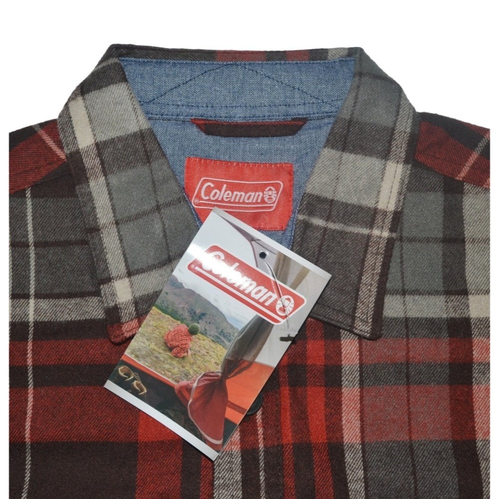 Coleman 法蘭絨長袖襯衫【XL】P818 戶外知品牌 台灣未售 大尺碼 全新 現貨 保證正品-細節圖3