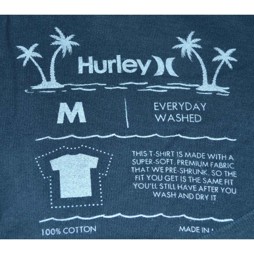 HURLEY【M】短袖T恤 SLASHED MTS0030070 MONSOON 全新 現貨-細節圖5