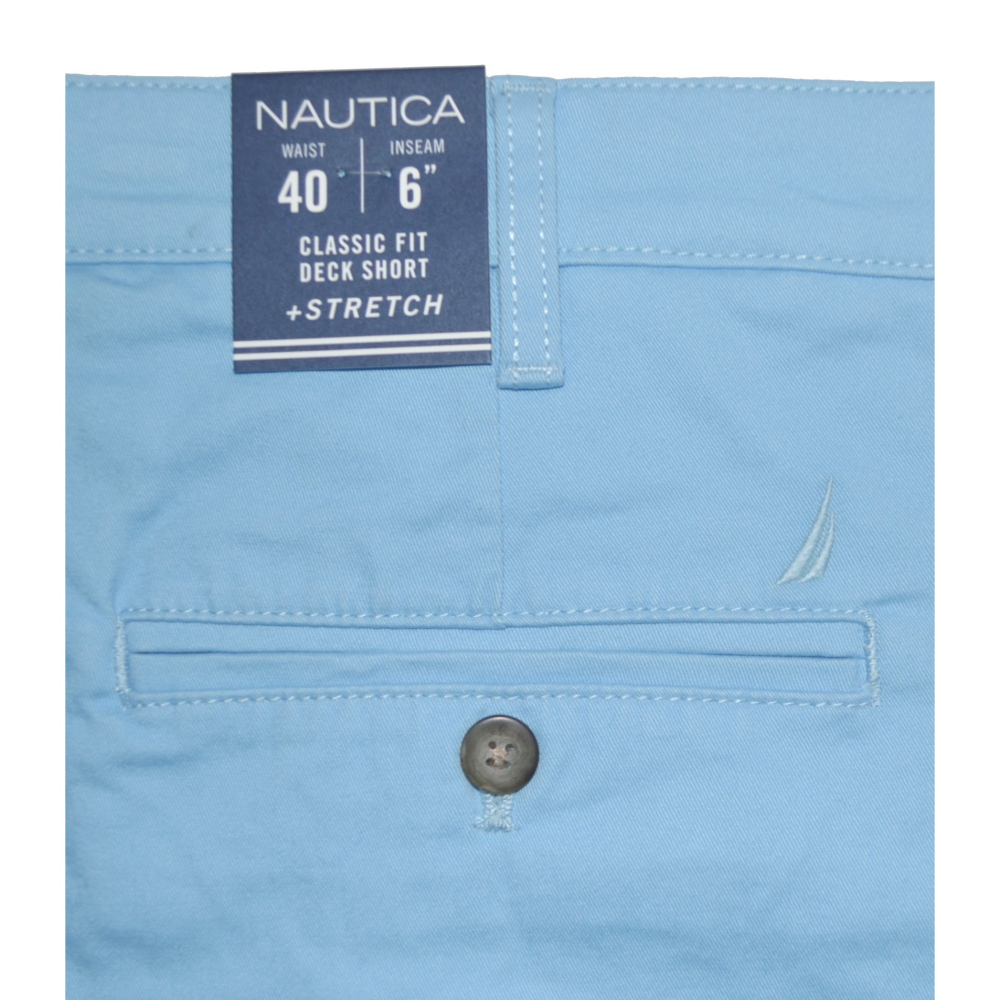 Nautica【40腰】【42腰】經典休閒短褲 彈性休閒短褲 B25003 6英吋內縫 大尺寸 大尺碼 全新 現貨-細節圖6