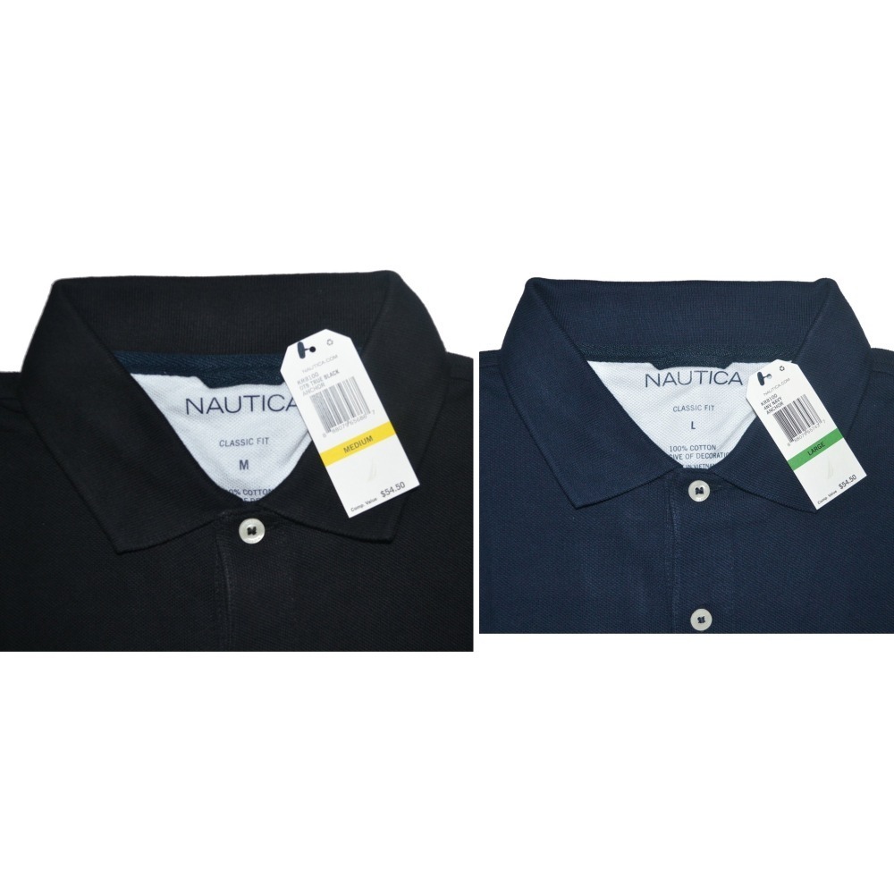 Nautica【M】【L】【XL】短袖POLO衫 黑色/海軍藍色 KR8100 全新 現貨-細節圖5