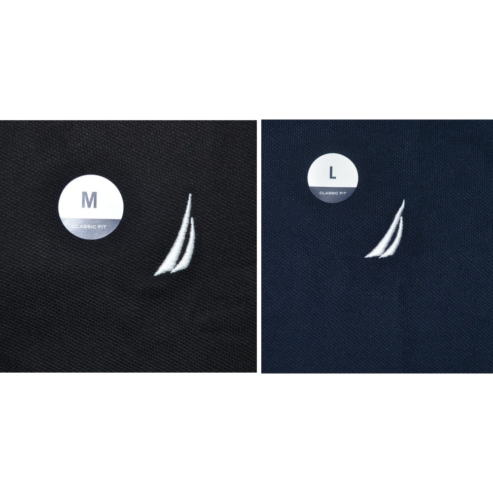 Nautica【M】【L】【XL】短袖POLO衫 黑色/海軍藍色 KR8100 全新 現貨-細節圖6