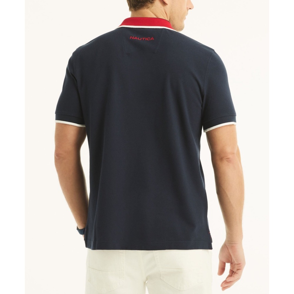 Nautica【M】【L】【XL】短袖POLO衫 經典版型 藍色 KR4500 全新 現貨-細節圖2