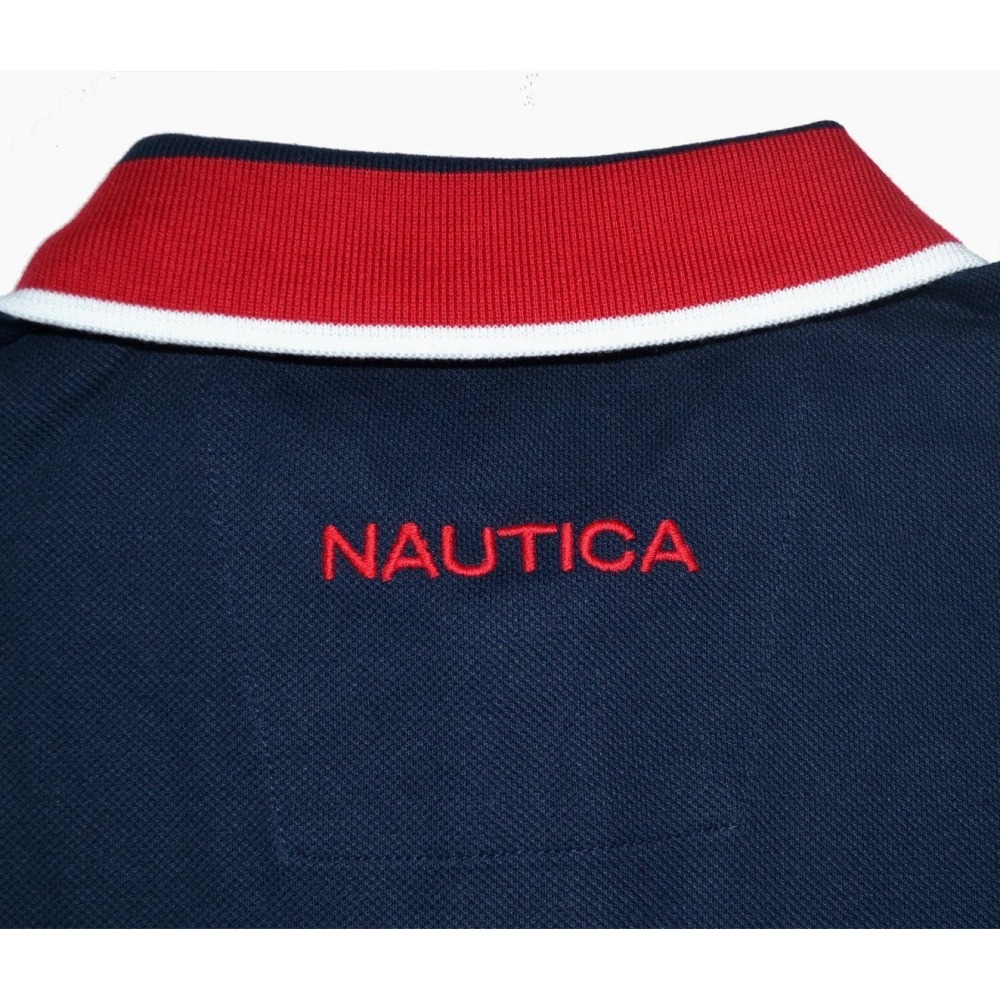 Nautica【M】【L】【XL】短袖POLO衫 經典版型 藍色 KR4500 全新 現貨-細節圖6