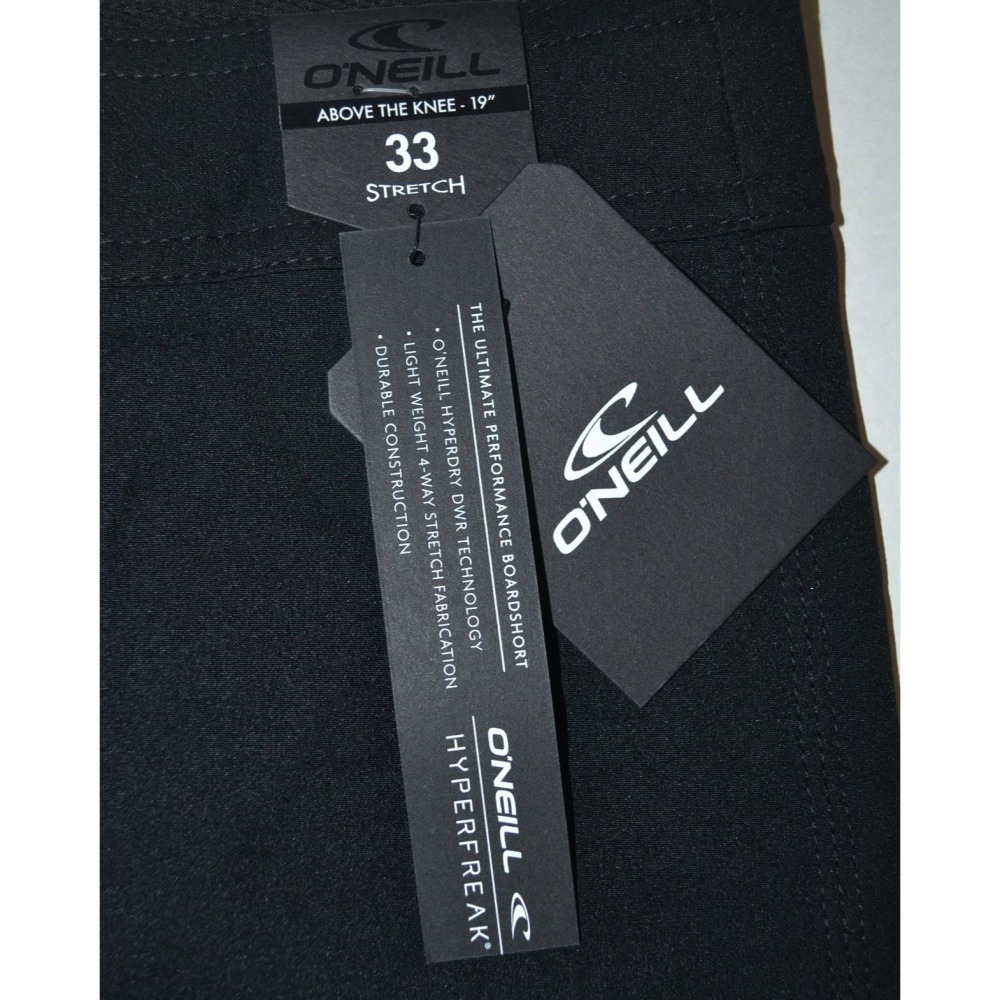 O＇Neill 海灘褲 衝浪褲【33腰】4向彈力 HYPERFREAK SP1106013 19英寸  全新 現貨-細節圖6