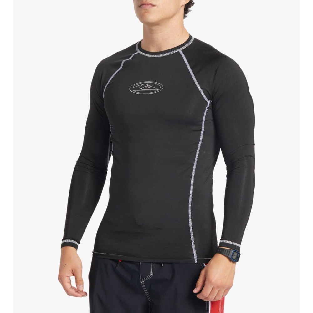 Quiksilver【L】衝浪 長袖T 防磨衣 防曬衣 合身版 EQYWR03398 全新 現貨-細節圖3