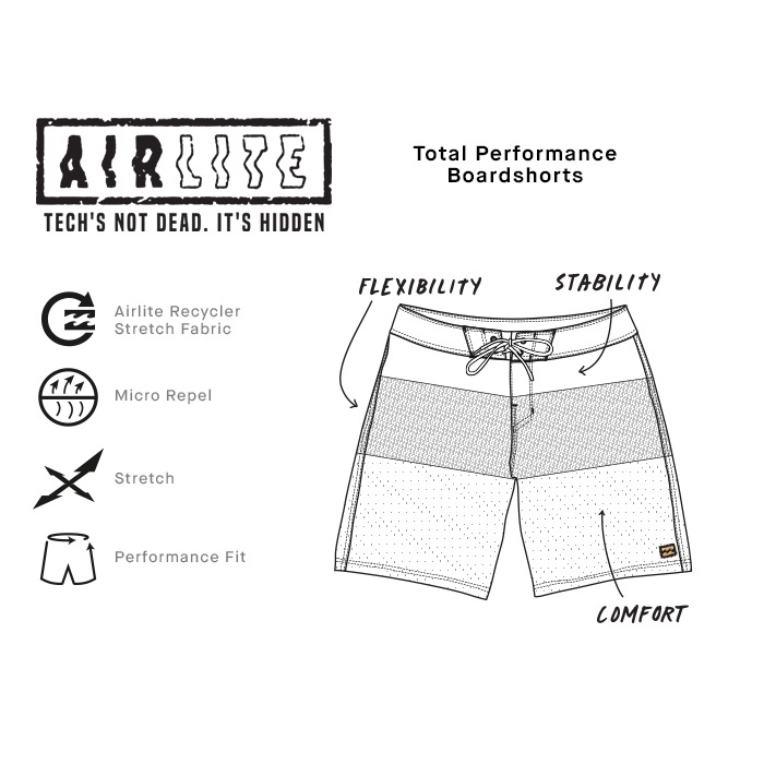 Billabong【30腰】【32腰】【34腰】【36腰】海灘褲 衝浪褲 19＂ ABYBS00378 Airlite-細節圖8