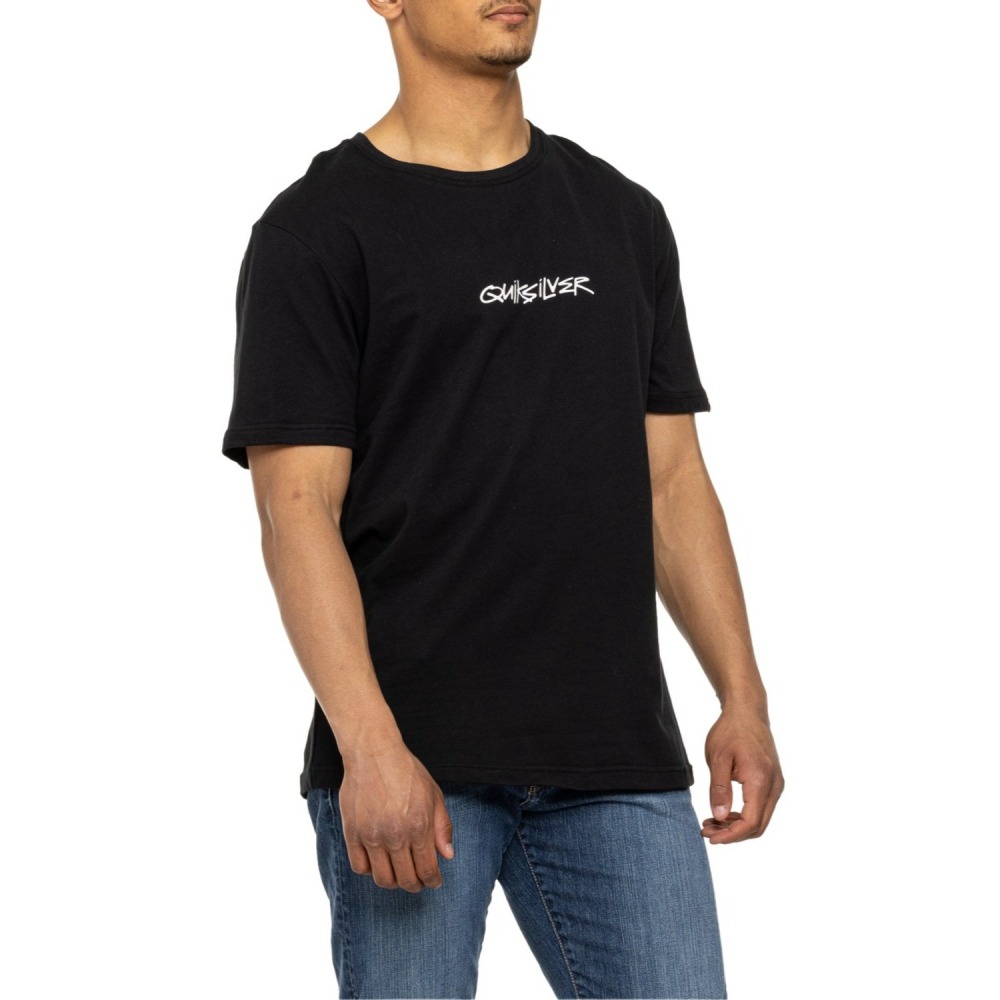 Quiksilver【M】短袖T恤 Head On 黑色 無吊牌 全新 現貨 保證正品-細節圖2