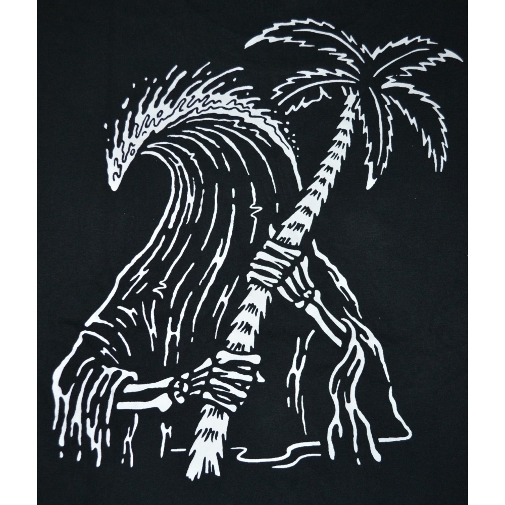 Quiksilver【M】短袖T恤 Head On 黑色 無吊牌 全新 現貨 保證正品-細節圖4