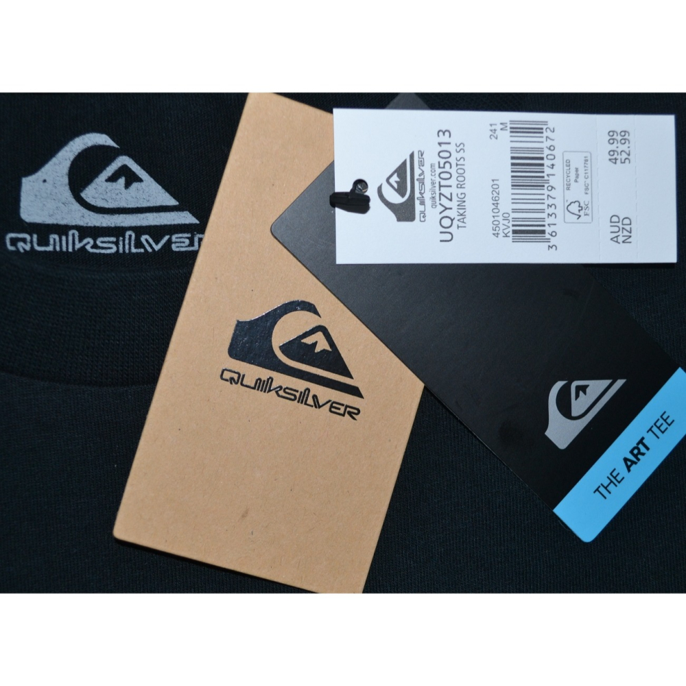 QUIKSILVER【寬鬆版】【M L XL】短袖T恤 厚棉 Taking Roots UQYZT05013 全新 現貨-細節圖7