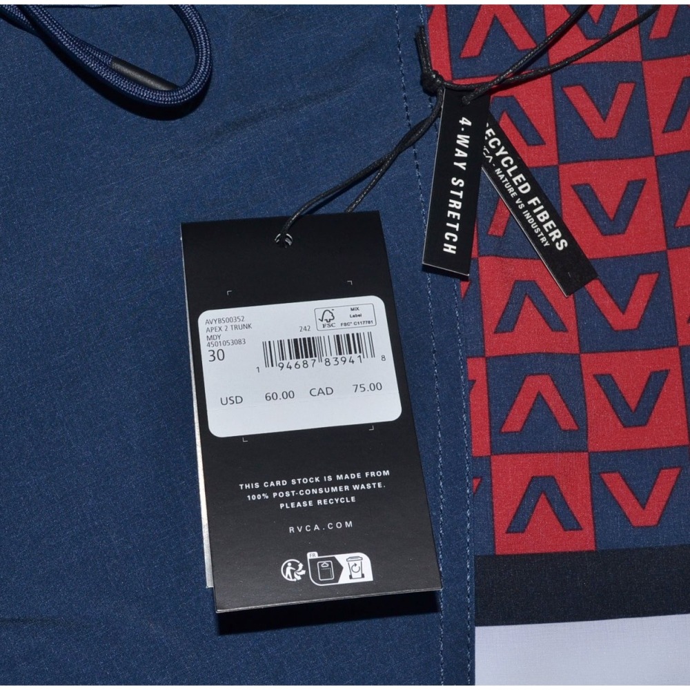 RVCA【30腰 34腰 36腰 38腰】海灘褲 衝浪褲 18＂ AVYBS00352 APEX 2 全新現貨-細節圖7