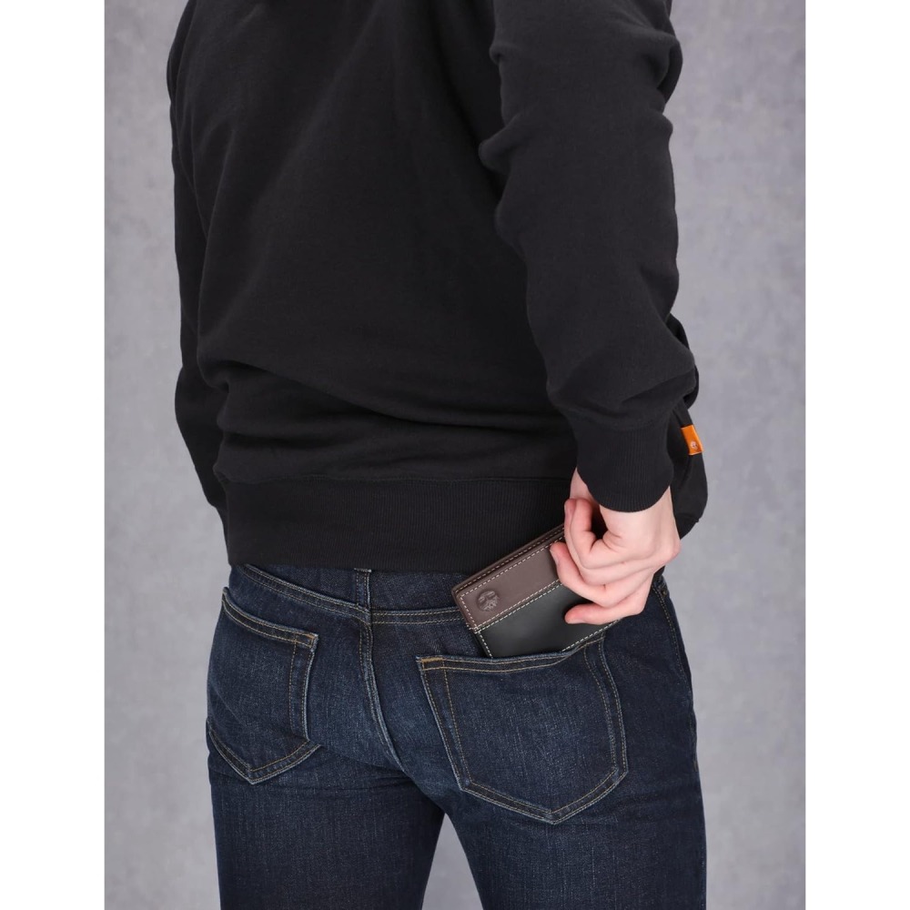 【保證正品】Timberland 皮夾 非盒裝 D67001/77 黑/棕色 全新 現貨 美國購入-細節圖6