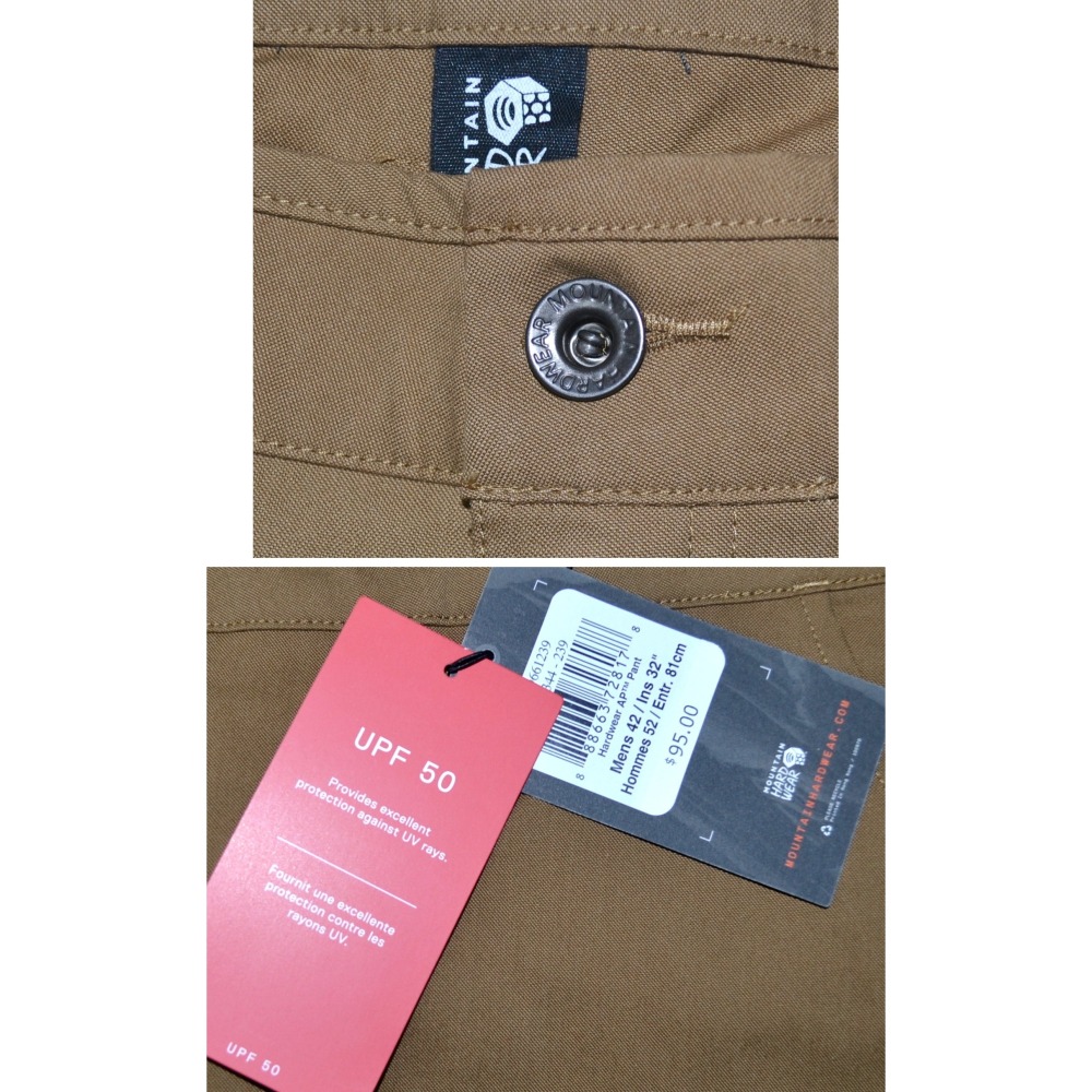 Mountain Hardwear 戶外登山褲【42腰】彈性 UPF50 2029661239大尺碼 全新 現貨-細節圖8