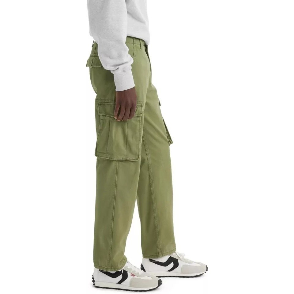 Levi＇s【32腰】休閒工裝褲 寬鬆 Ace Cargo 124620077 橄欖綠 全新 現貨-細節圖3