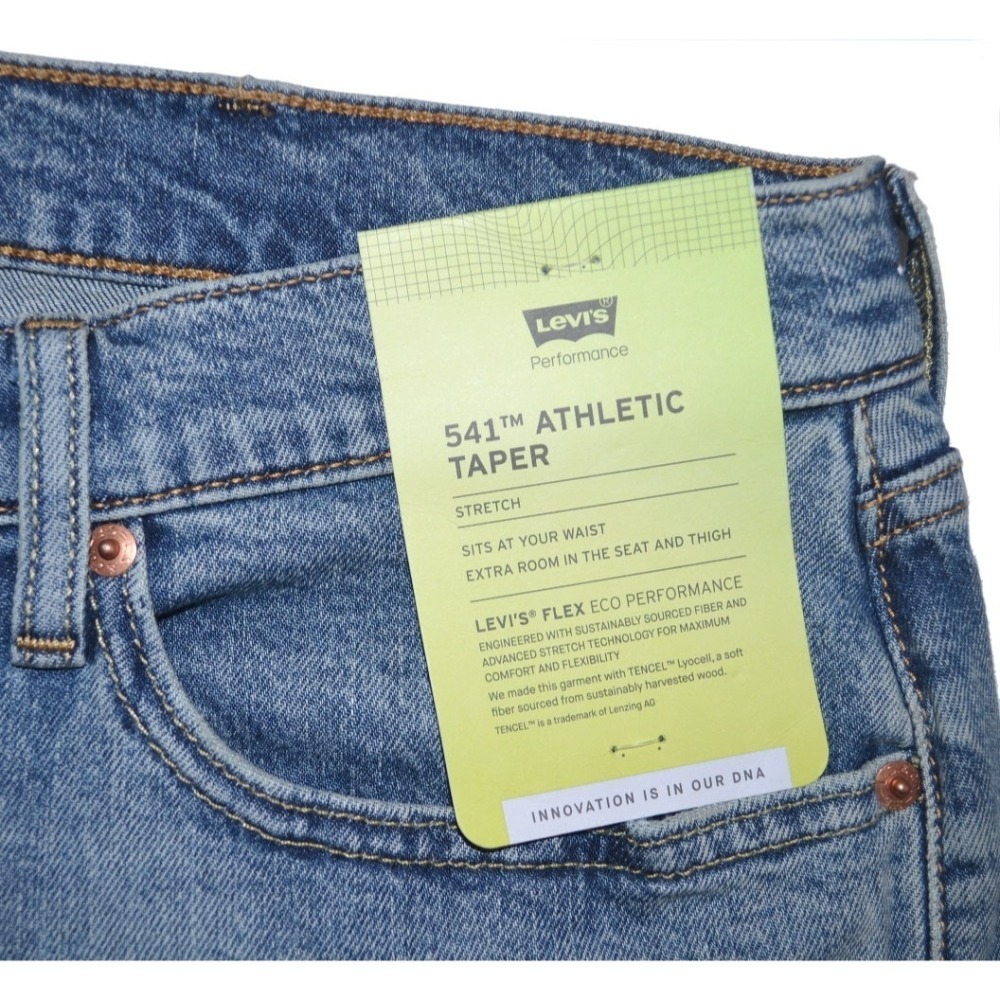 Levi＇s【40腰】541 運動錐形彈力牛仔褲 181810550 大尺碼 全新 現貨 原廠正品-細節圖6