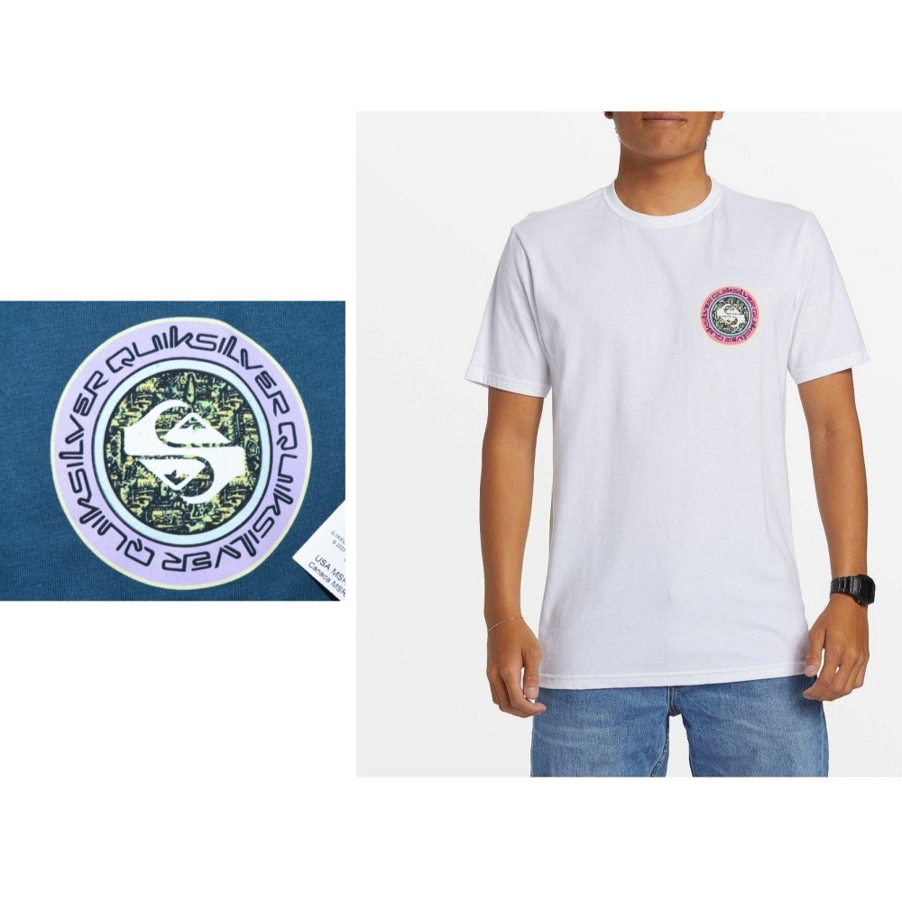 Quiksilver【M  L  XL】短袖T恤 AQYZT09230 經典寬鬆版  全新 現貨 保證正品-細節圖2