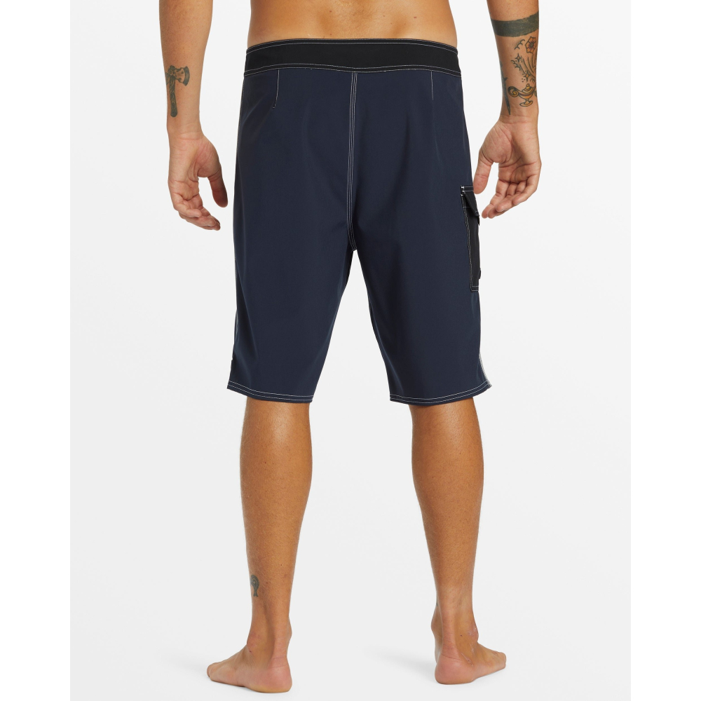 Quiksilver【30腰】【36腰】海灘褲 衝浪褲 21＂ 4向彈力 AQYBS03658 海軍藍色 全新 現貨-細節圖4