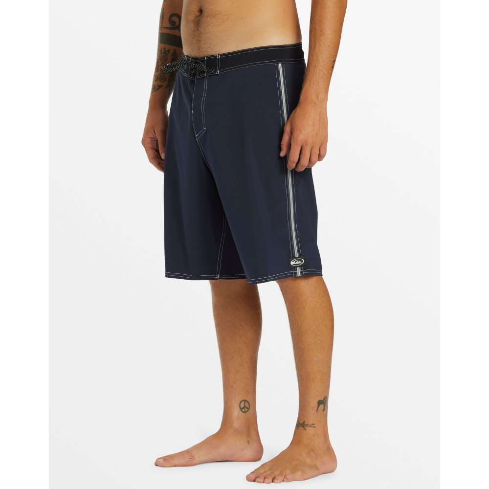 Quiksilver【30腰】【36腰】海灘褲 衝浪褲 21＂ 4向彈力 AQYBS03658 海軍藍色 全新 現貨-細節圖5