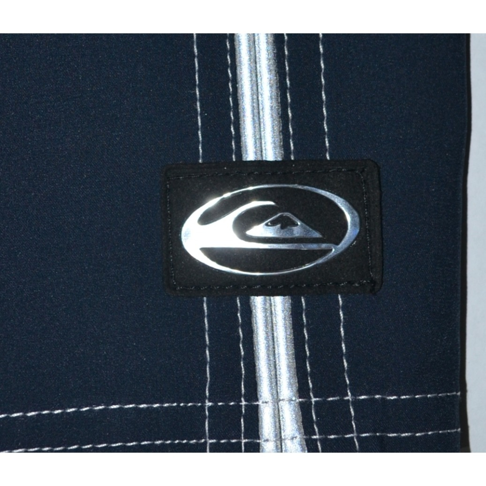 Quiksilver【30腰】【36腰】海灘褲 衝浪褲 21＂ 4向彈力 AQYBS03658 海軍藍色 全新 現貨-細節圖8