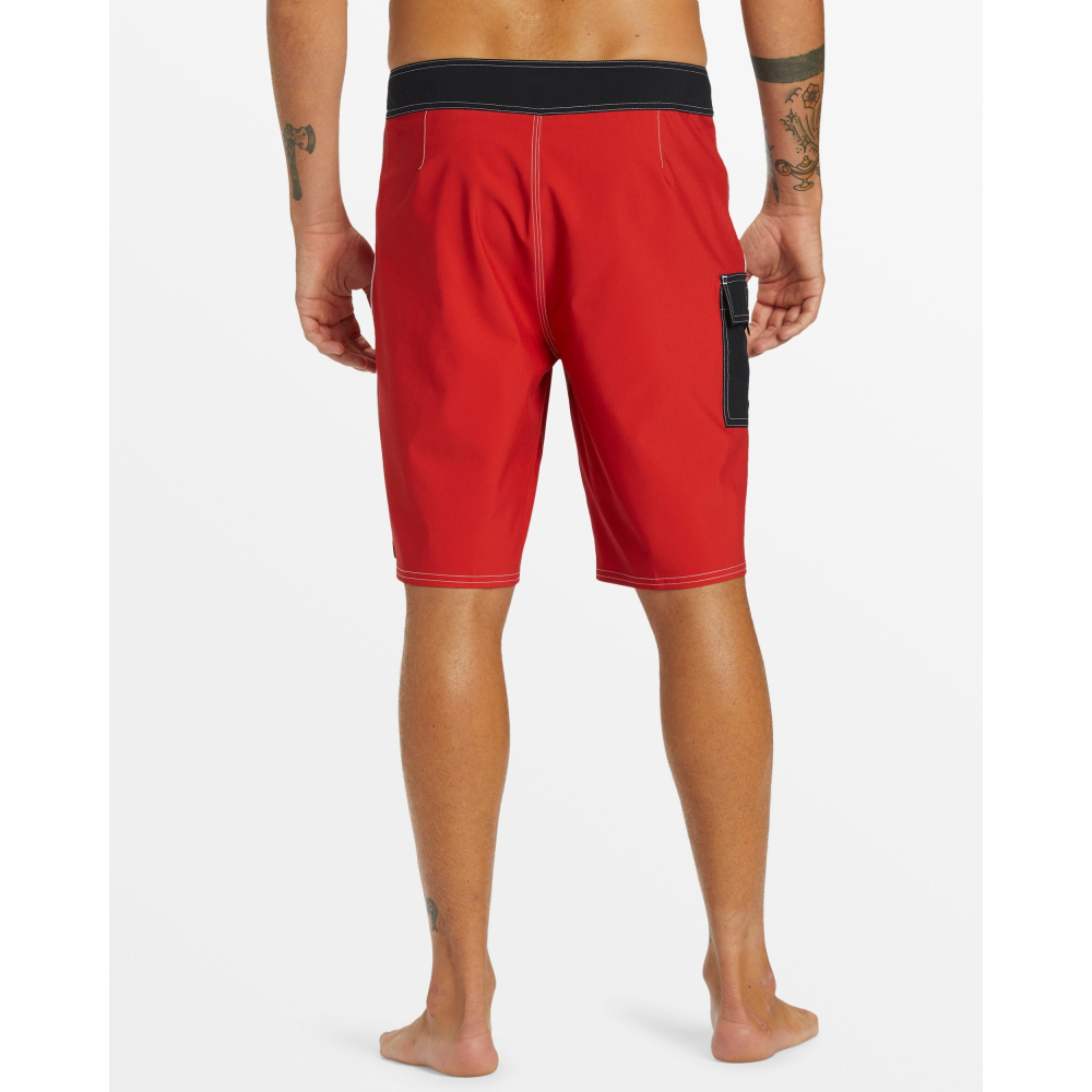 Quiksilver【30腰 32腰 34腰】海灘褲 衝浪褲 21＂ 4向彈力 AQYBS03658 紅色 全新 現貨-細節圖2