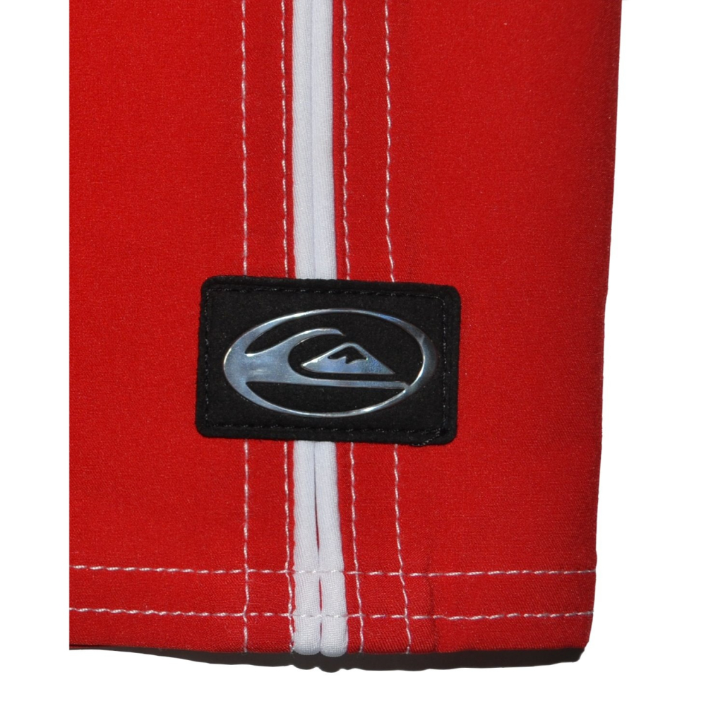 Quiksilver【30腰 32腰 34腰】海灘褲 衝浪褲 21＂ 4向彈力 AQYBS03658 紅色 全新 現貨-細節圖9