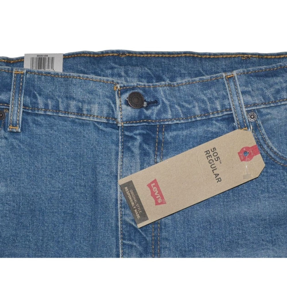 Levi＇s【40腰】505 直筒 REGULAR 正常版 彈力 牛仔褲 005051456 大尺碼 大尺寸-細節圖3