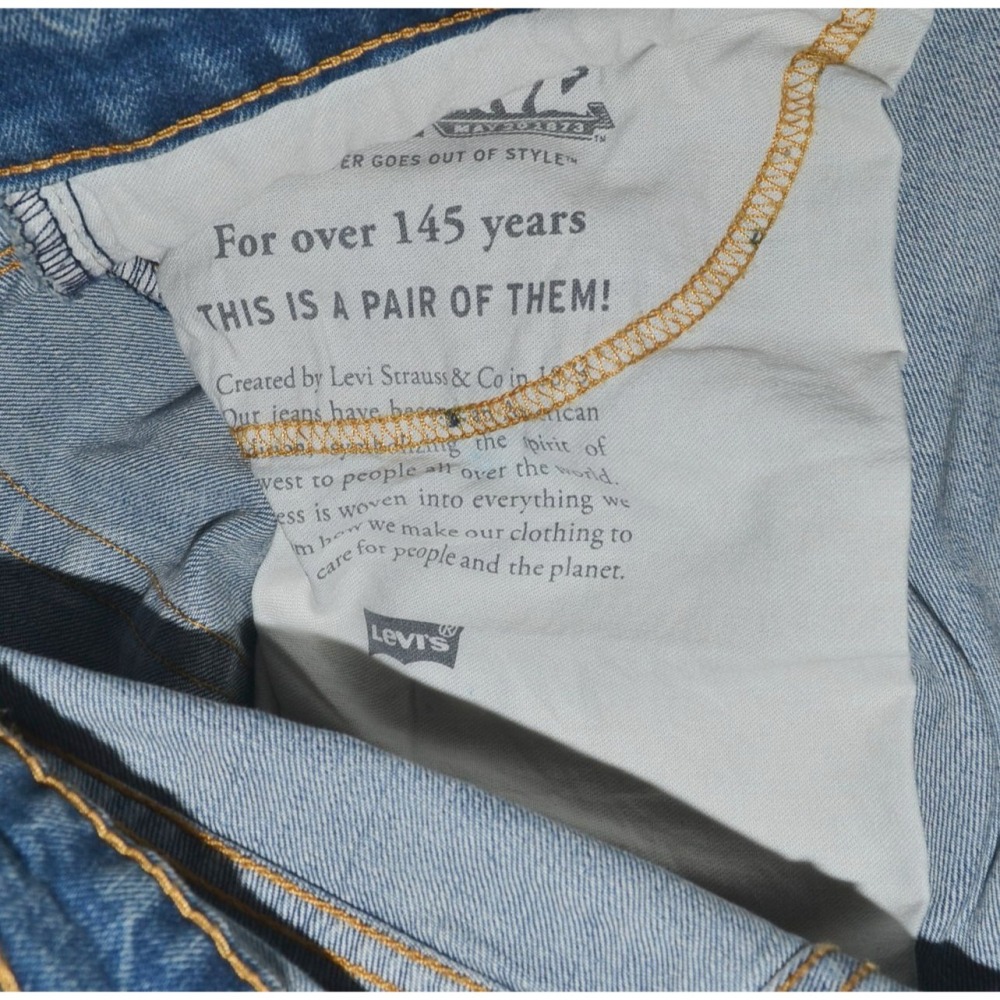 Levi＇s【40腰】505 直筒 REGULAR 正常版 彈力 牛仔褲 005051456 大尺碼 大尺寸-細節圖5