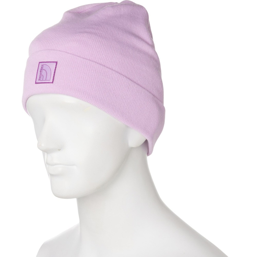 The North Face 針織帽 毛帽 淺粉色 男女適合 輕質 保暖 刺繡LOGO 全新 現貨 美國購入 保證正品-細節圖5