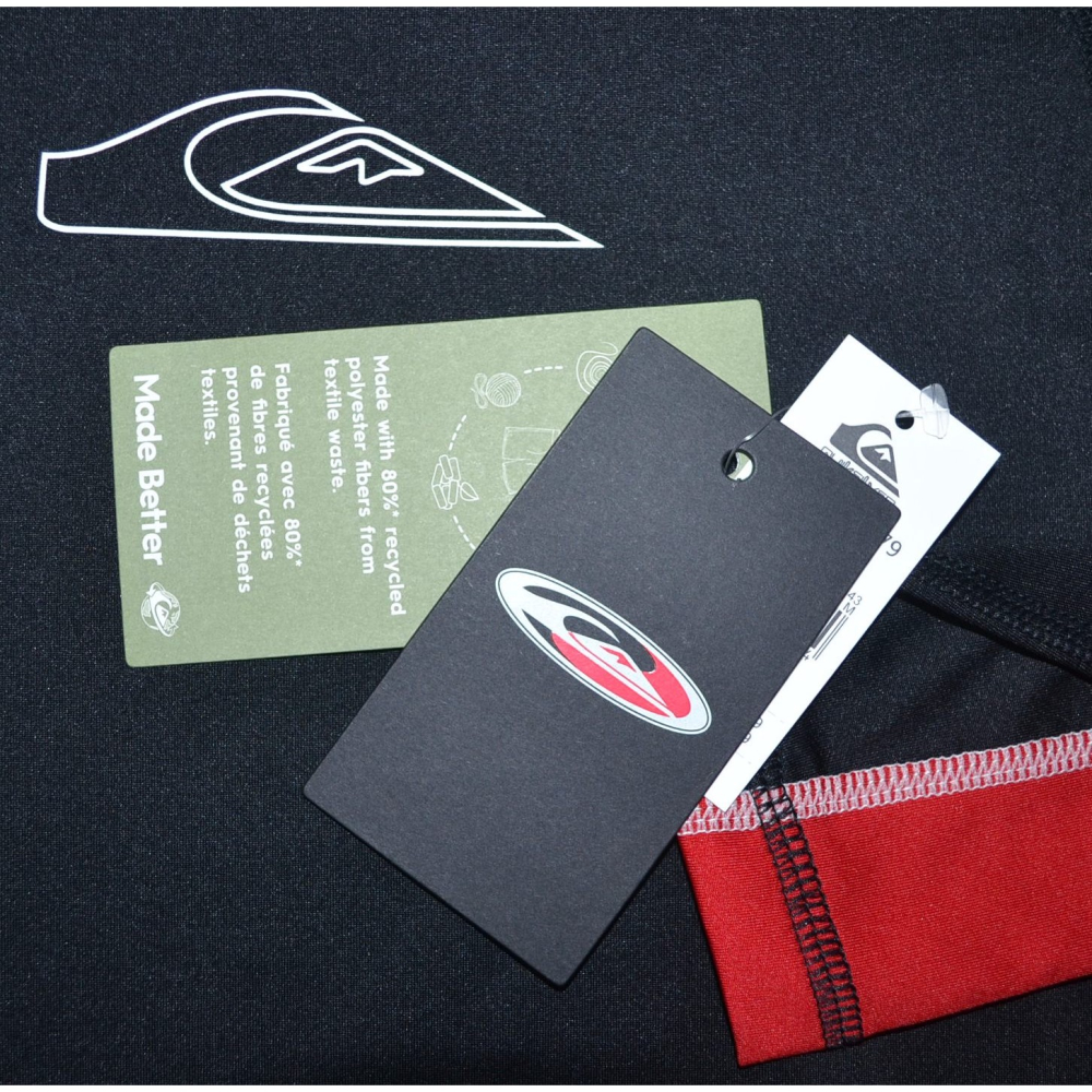 Quiksilver【M L XL】衝浪衣 長袖T 防磨衣 防曬衣 UPF50+ 合身版 AQYWR03179 全新-細節圖6