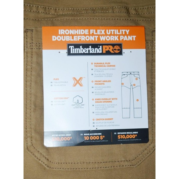 Timberland PRO【38腰 40腰 42腰 44腰】彈性工作褲 工裝褲 Double加固 全新 現貨 保證正品-細節圖8