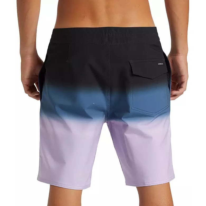 Quiksilver【30腰 32腰 34腰 36腰 40腰】【黑藍紫色】海灘褲 衝浪褲 手口袋 19＂ AQYBS03-細節圖2