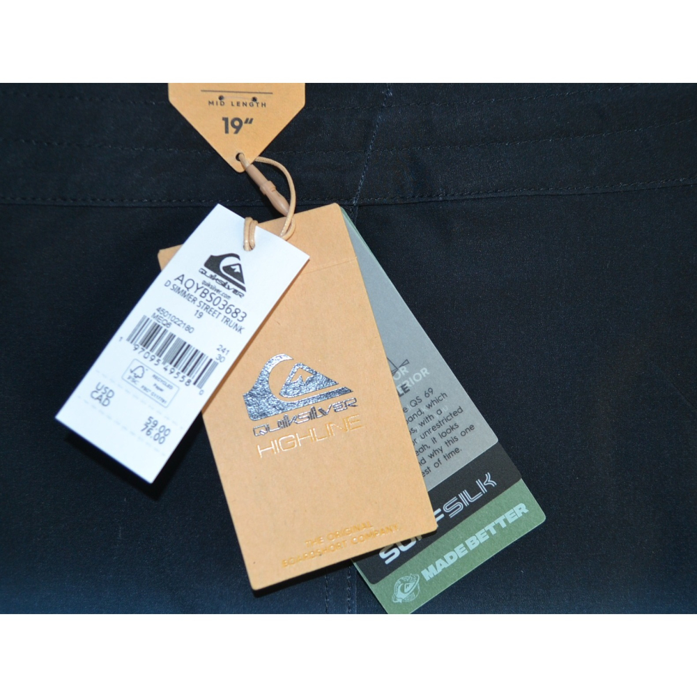 Quiksilver【30腰 32腰 34腰 36腰 40腰】【黑藍紫色】海灘褲 衝浪褲 手口袋 19＂ AQYBS03-細節圖6